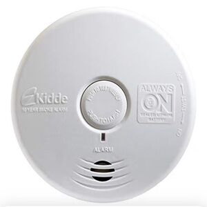Kidde Smoke Detector, 10-Year Battery, Photoelectric Sensor Smoke Alarm. New